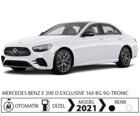 kiralık araç mercedes e200